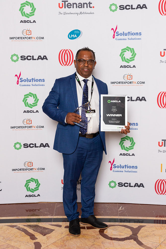 <strong>Winner</strong></br>Industry Excellence Award</br>Mangala Siriwardhane – B dynamic Logistics